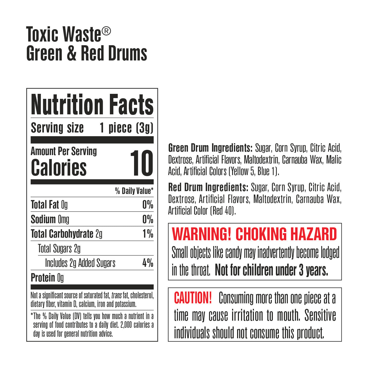 Toxic Waste 4-Pack Drum Variety