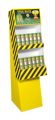 25072 Toxic Waste 25th Anniversary Drum Floor Display