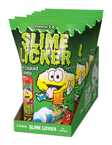 74004 Slime Licker 2.0 Blue Raspberry & Strawberry 2-Pack PDQ Display