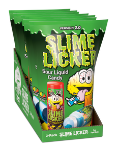 74004 Slime Licker 2.0 Blue Raspberry & Strawberry 2-Pack PDQ Display