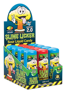 75002 Slime Licker 2.0 Blue Raspberry & Strawberry Display