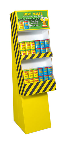81072 Toxic Waste Mixed Yellow Drum and Blue Drum Floor Display