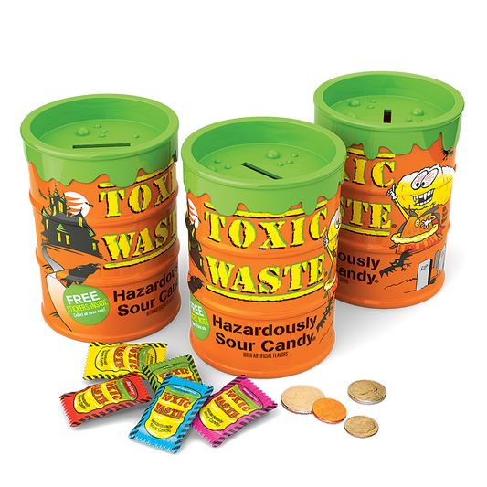 Toxic Waste Halloween Bank