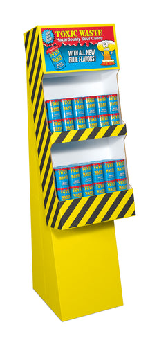 84072 Toxic Waste Blue Drum Floor Display