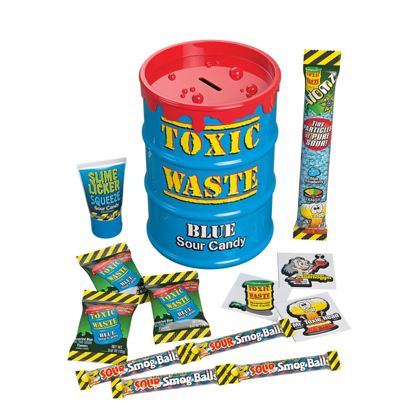 Toxic Waste Giant Blue Bank – Toxic Waste Candy