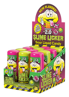 85002 Slime Licker 2.0 Green Apple & Black Cherry Display