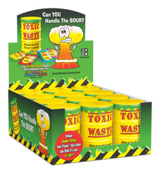 87410 Toxic Waste Yellow Drum Display
