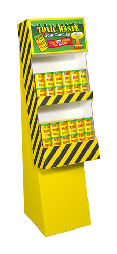 87474 Toxic Waste Yellow Drum Floor Display