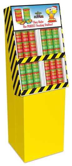 86548 Toxic Waste Holiday Bank Floor Display