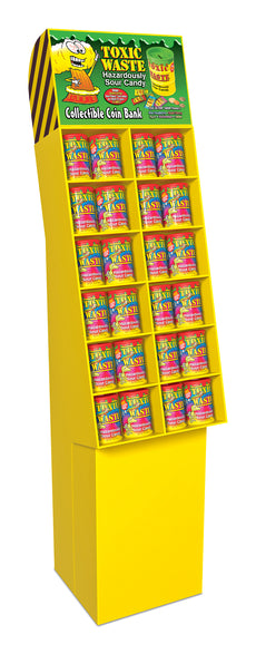 89048 Toxic Waste Tie Dye Bank Floor Display