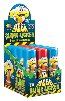 99003 Mega Slime Licker 2.0 Blue Raspberry & Strawberry Display