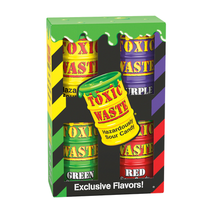 Toxic Waste  4-Pack Drum Variety
