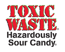 Toxic Waste Stacked Logo to use on Light Backgrounds