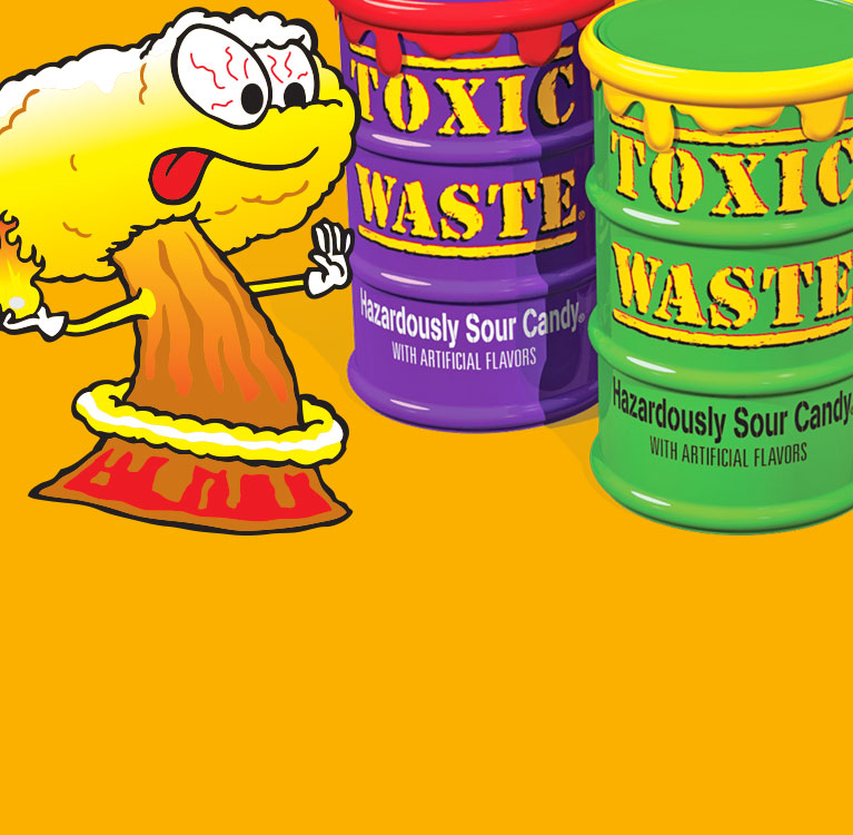 Welcome to Toxic Waste Hazardously Sour Candy