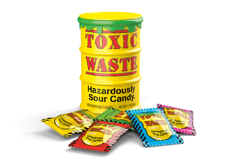 Toxic Waste Sour Candy 1 Lb Candy Dynamics - Boyd's Retro Candy Store Store